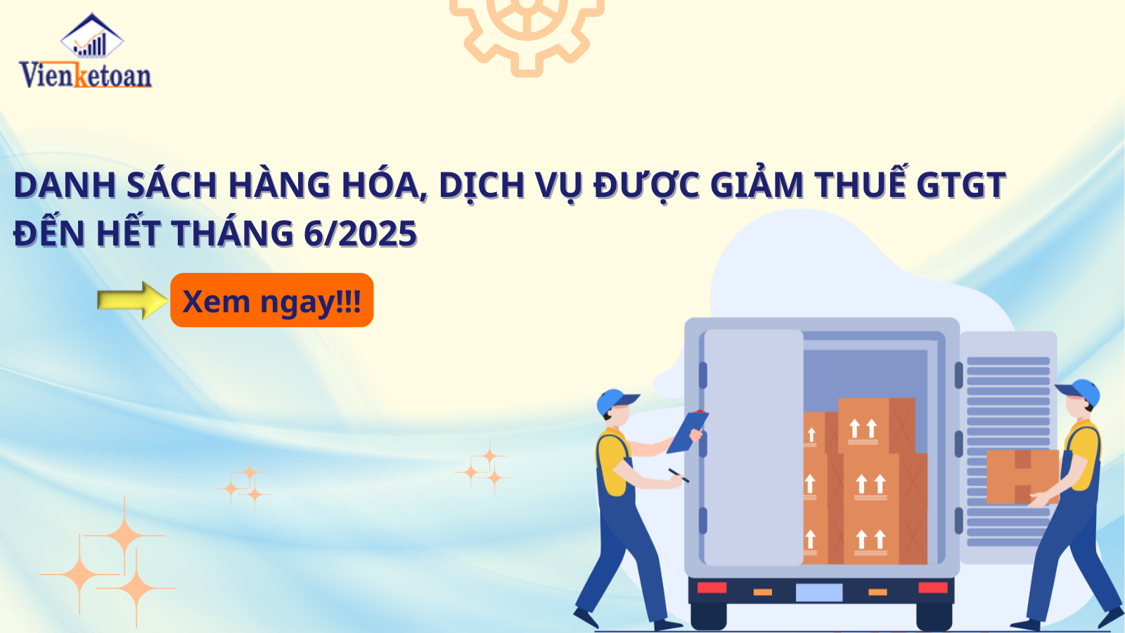Danh sách hàng hóa, dịch vụ được giảm thuế GTGT đến hết tháng 6/2025